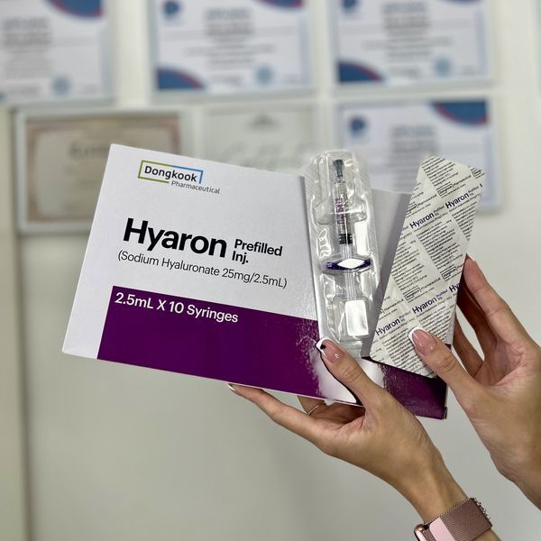 Біоревіталізант Hyaron (Хіарон) Sodium Hyaluronate &mdash; 1х2.5 мл 1949928550 фото